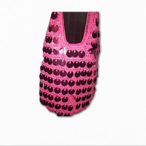 Pink Sequin Justice Purse